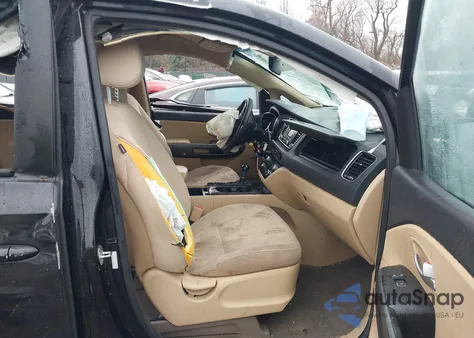 2016 Kia Sedona Lx из США, поврежденный, VIN KNDMB5C1XG6094473